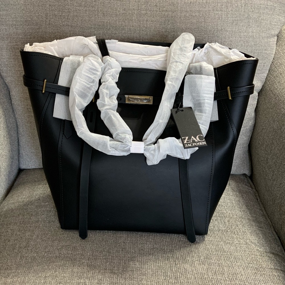 Zac Posen Eartha Belted Shopper Bag